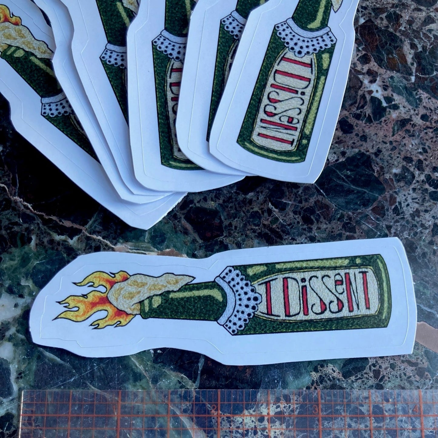 I DISSENT Protest Sticker - 4"